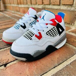 NIKE AIR JORDON 4 RETRO “What The”  Child’s size 7 SWEET FIND!!! Reg. $150